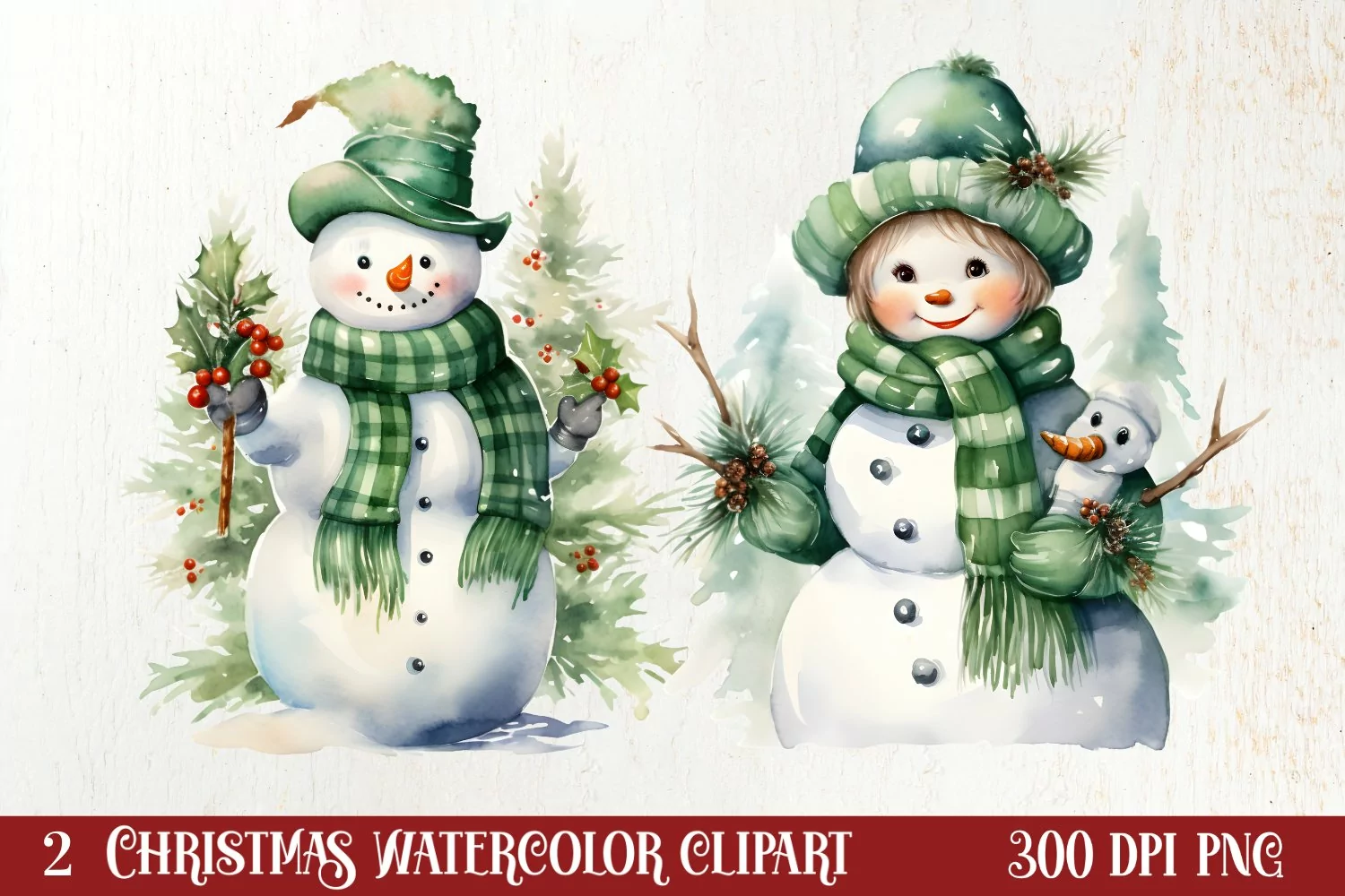 Beautiful Christmas Sublimation Clipart, Christmas PNG product image 1