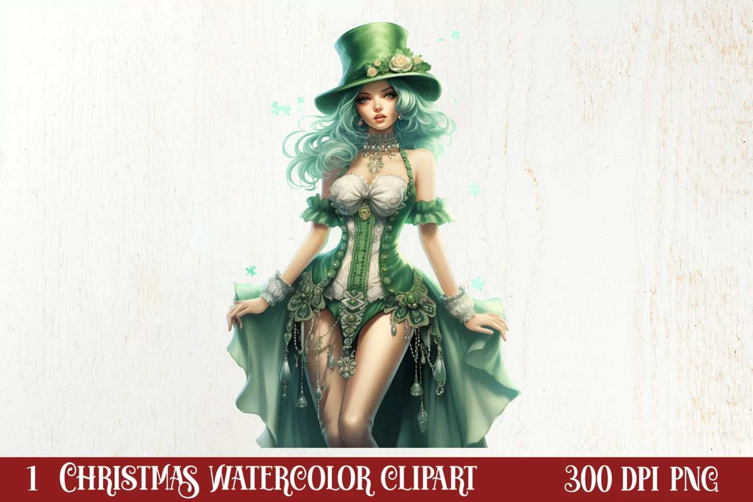Beautiful Christmas Sublimation Clipart, Christmas PNG product image 1