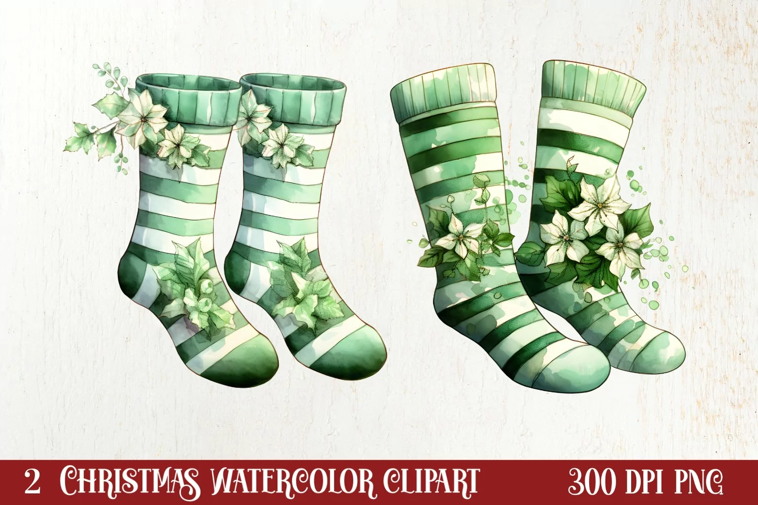 Beautiful Christmas Sublimation Clipart, Christmas PNG product image 1