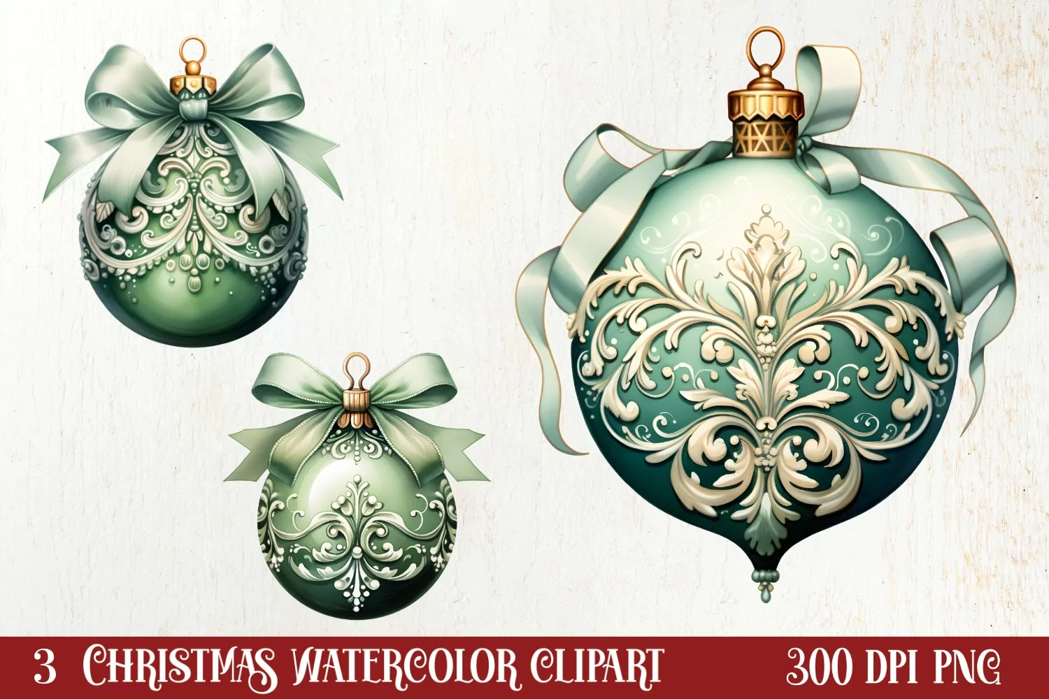 Beautiful Christmas Sublimation Clipart, Christmas PNG product image 1