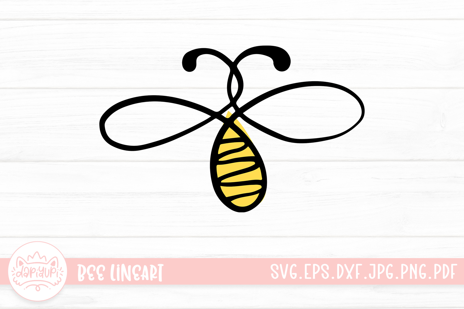 Abstract Line Bumble Bee Logo product image 1