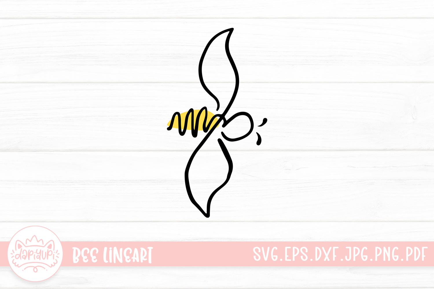 Abstract Line Bumble Bee Logo product image 1