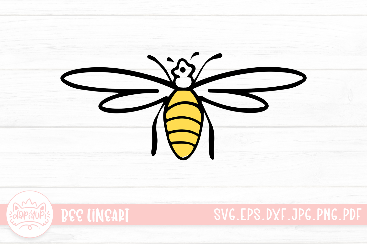 Abstract Line Bumble Bee Logo product image 1