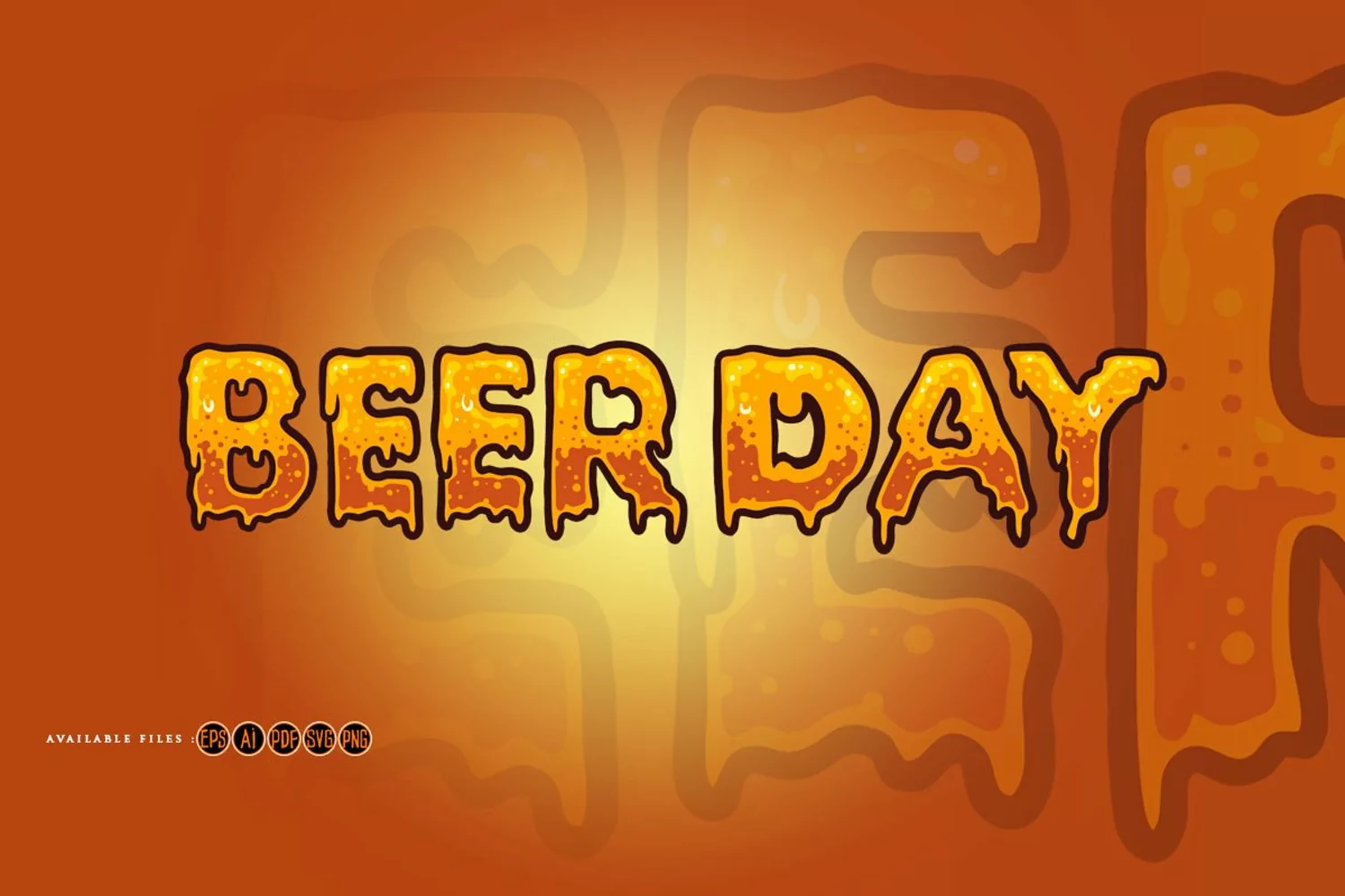 Beer Day Typeface Lettering Texture product image 1