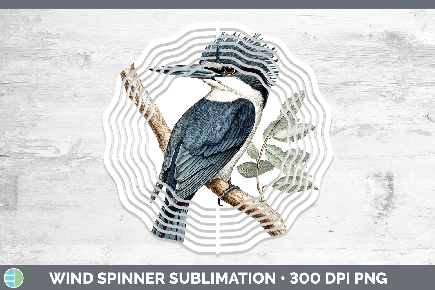 GorgeousBirds 01 Vintage Wind Spinner design.