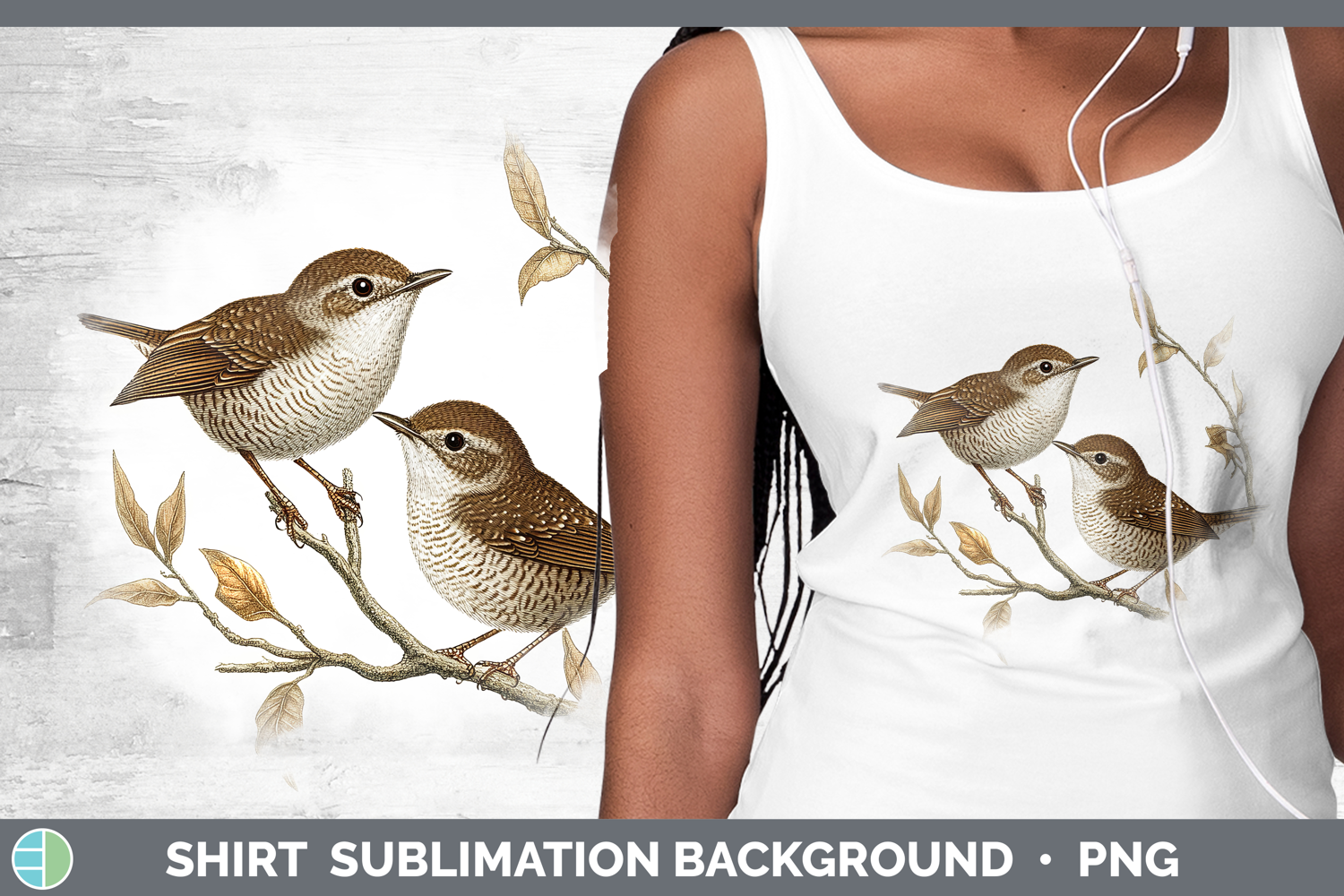 GorgeousBirds 01 Vintage Shirt design.