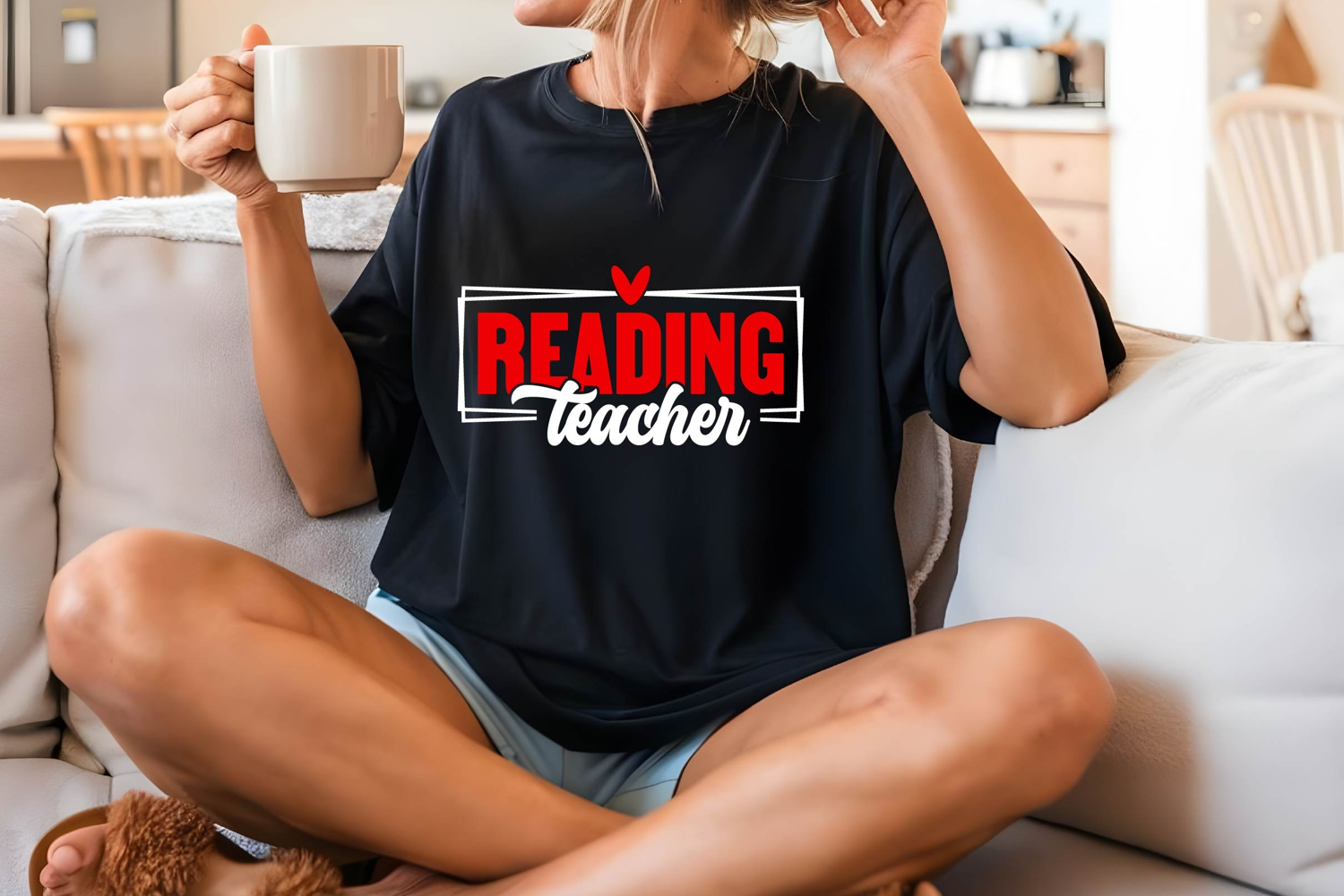 Reading Teacher Svg, Teacher Quotes Svg product image 1