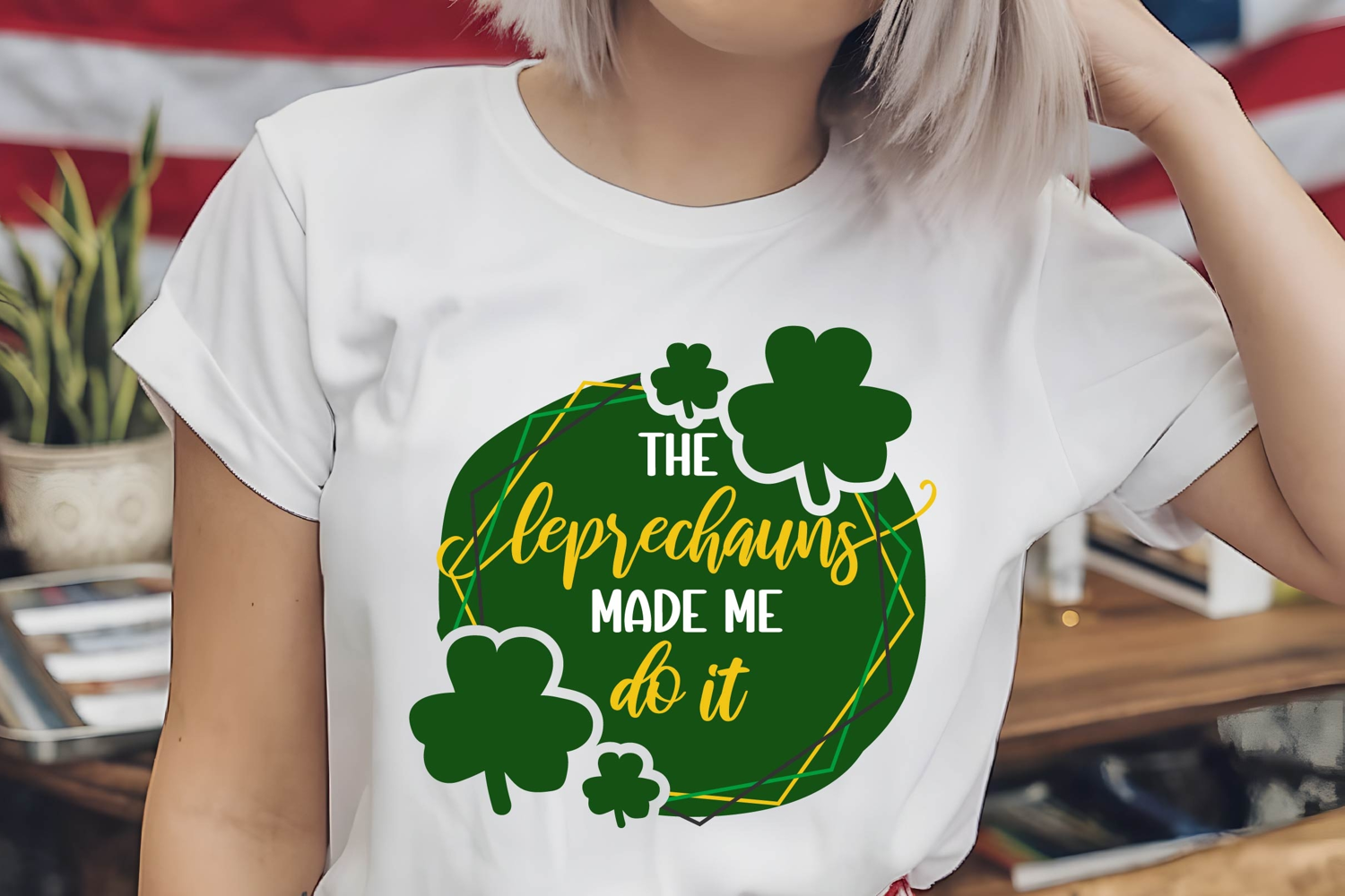 the Leprechauns made me do it Svg, St. Patrick's Day Svg product image 1