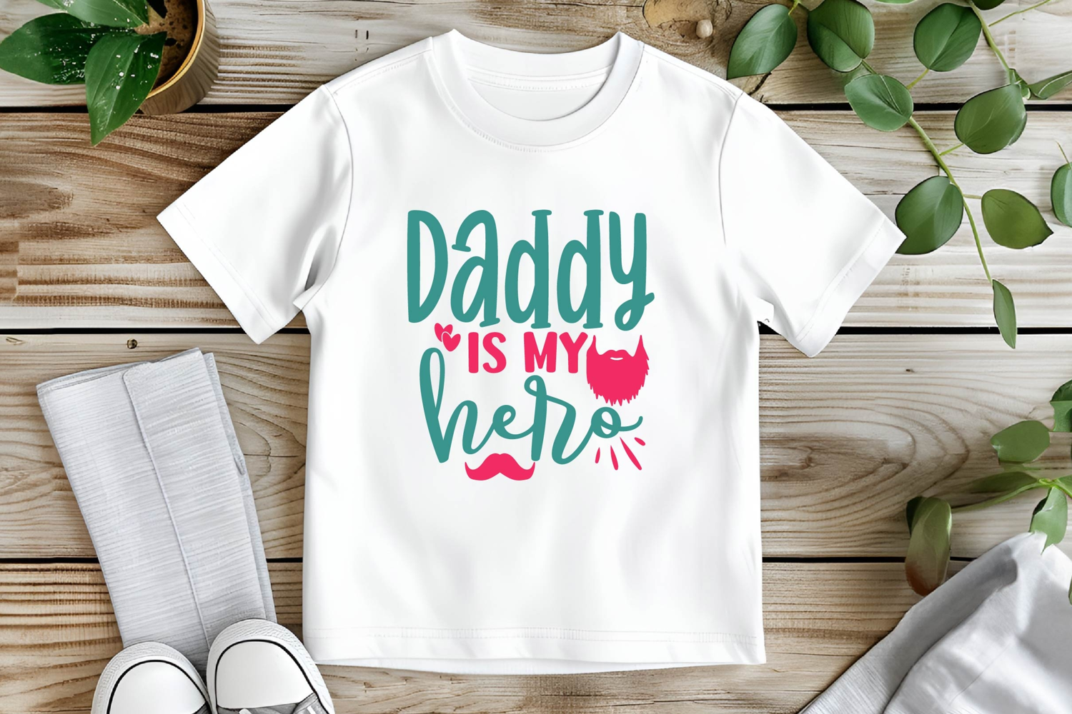 Daddy Is My Hero Svg, Father's Day Svg Designs product image 1