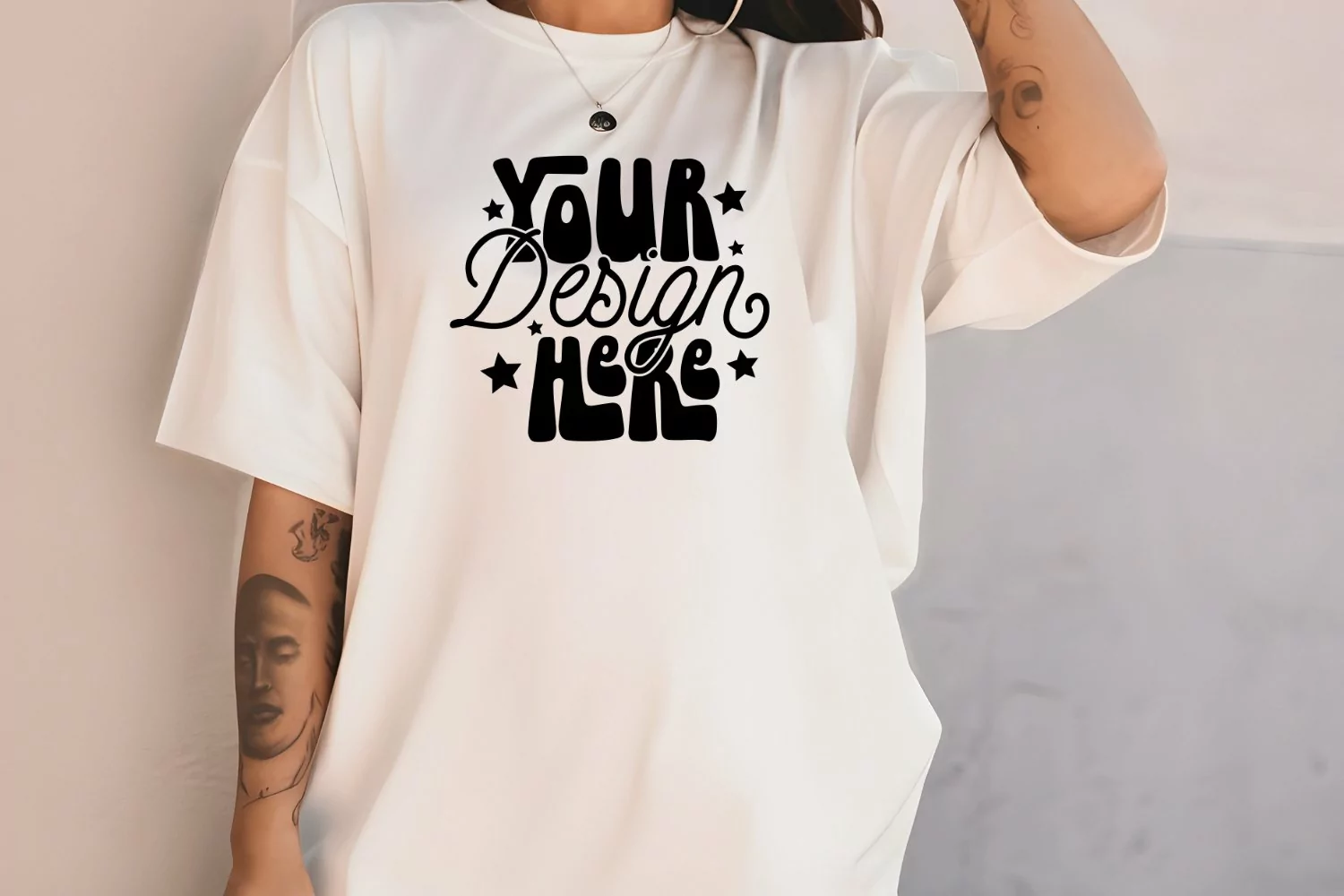 Black Girl Model Ivory Comfort Colors CC17 Plus Size Black product image 1