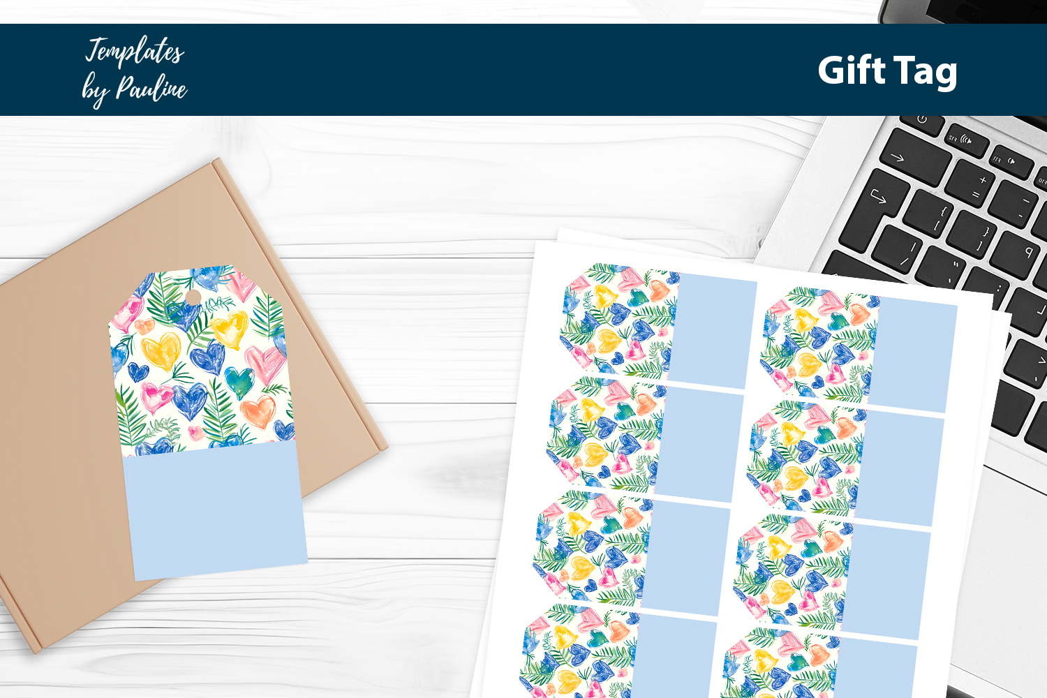 Printable Heart Product Label