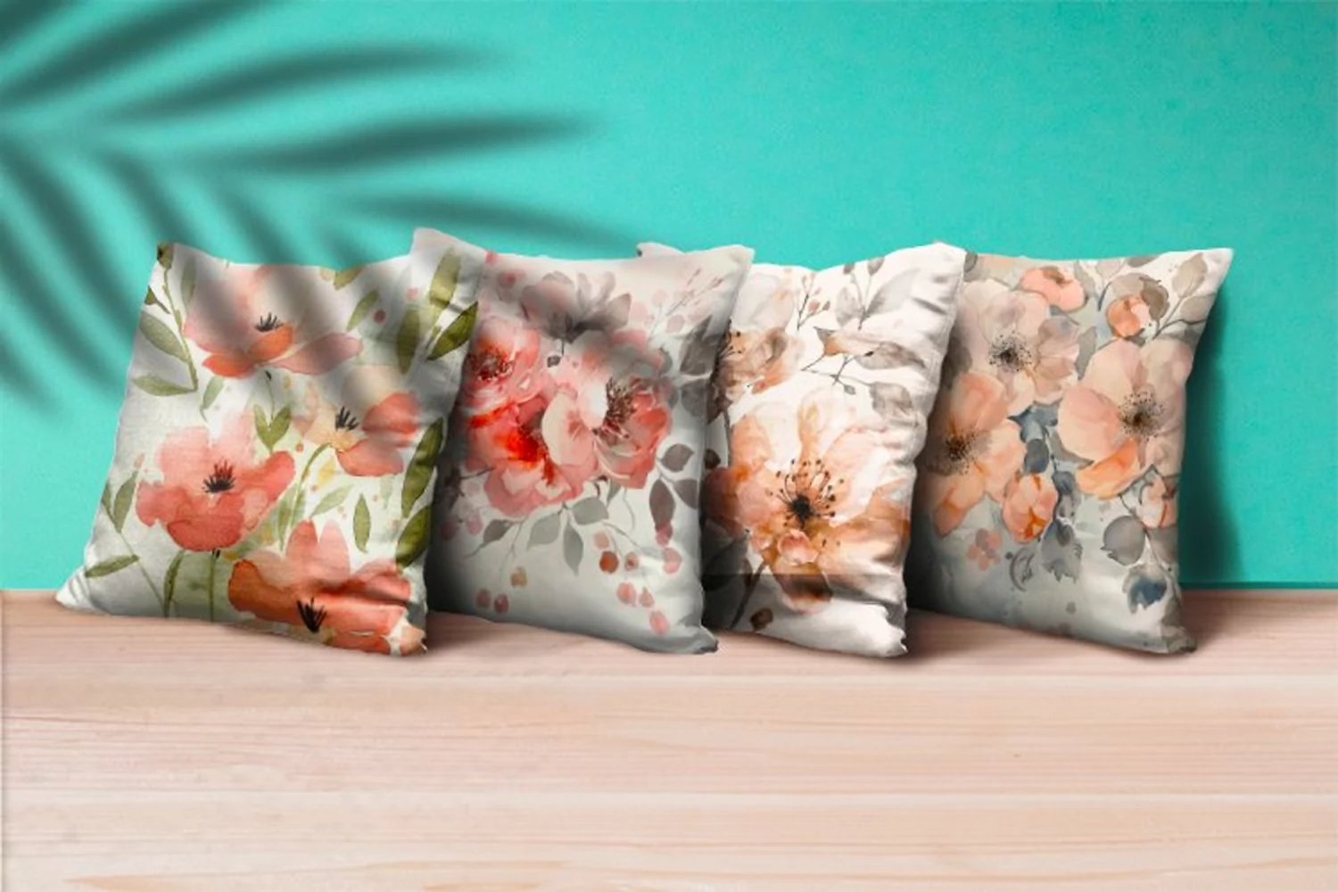 Blush Floral Watercolor Digital Paper | abstract pink spring product image 1