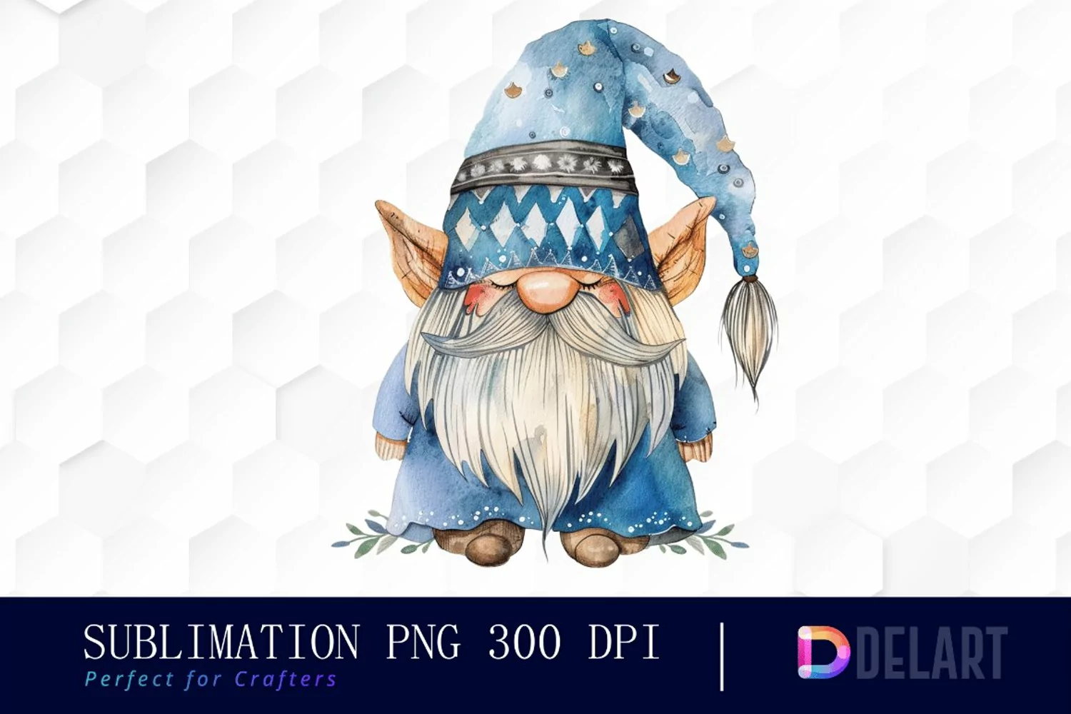 Boho Gnome Illustration Clipart product image 1