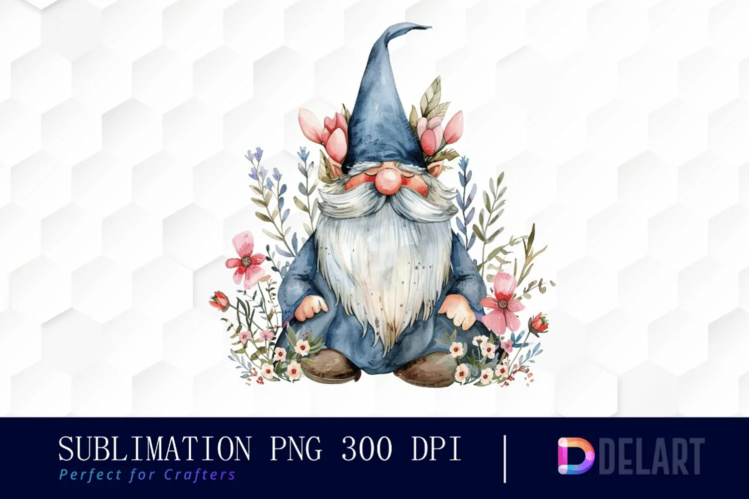 Boho Gnome Illustration Clipart product image 1