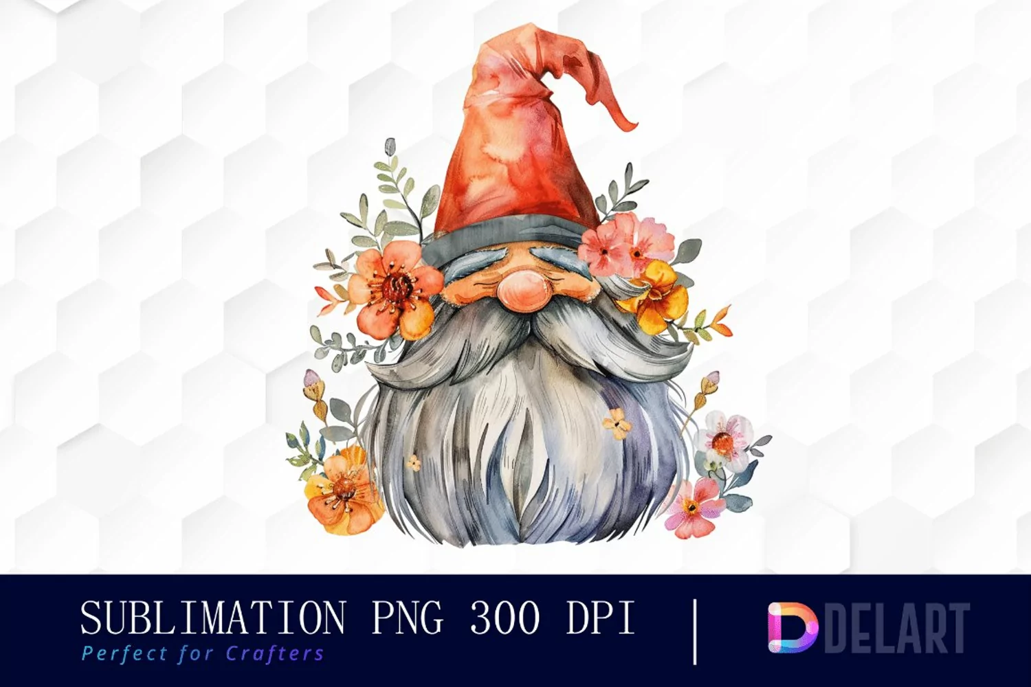 Boho Gnome Illustration Clipart product image 1
