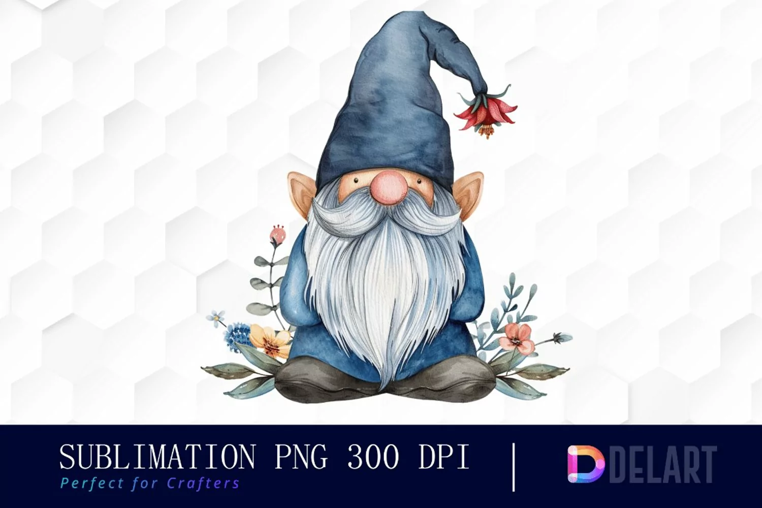 Boho Gnome Illustration Clipart product image 1