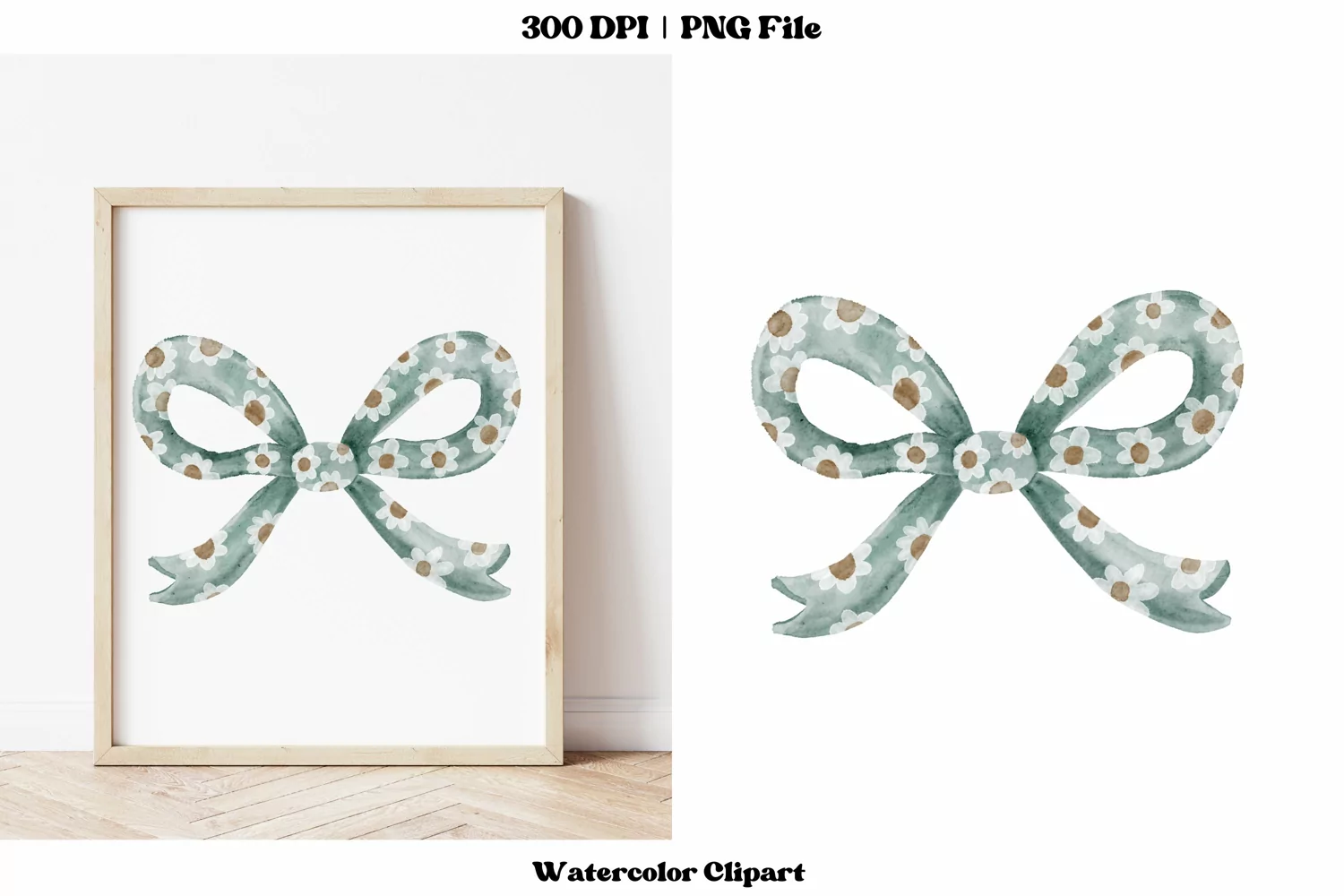 Bow Png Blue Bow Sublimation Watercolor Bow Clipart Blue