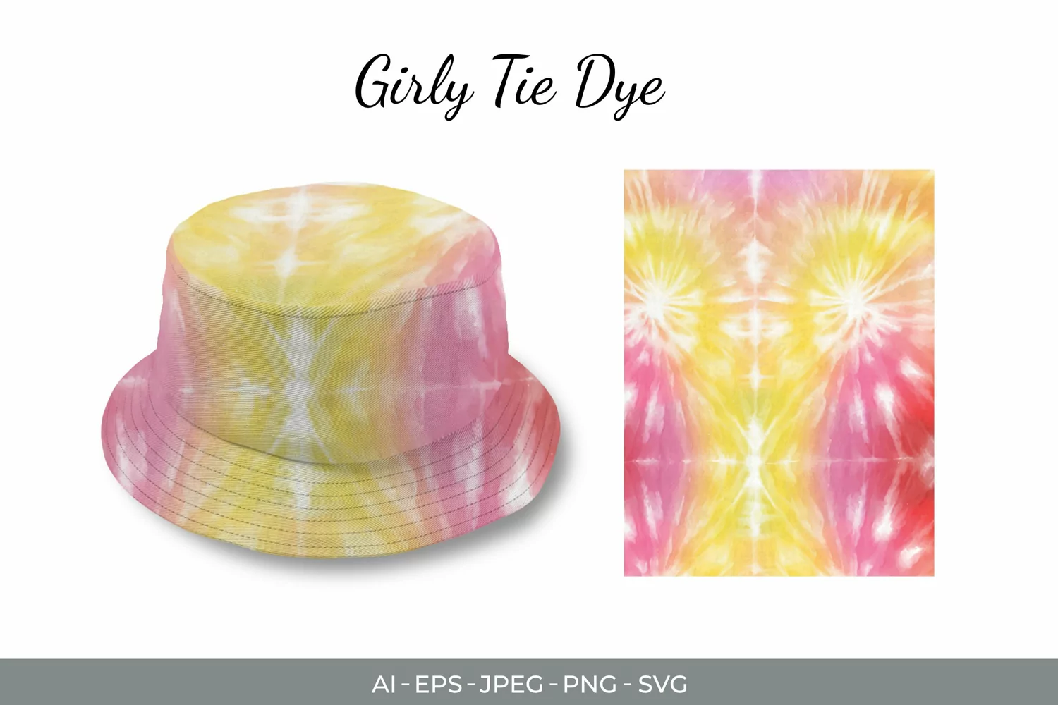Watercolor Girly Tie Dye product image 1