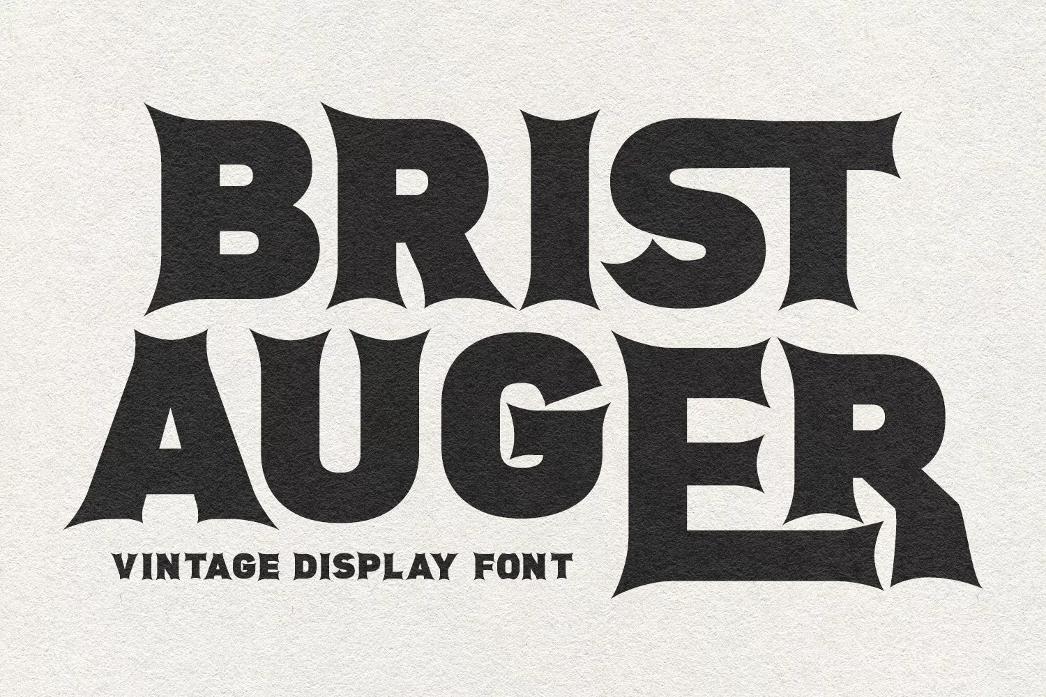 Brist Auger Vintage Display Font product image 1