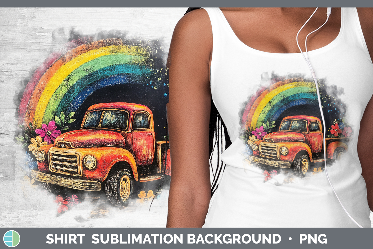GorgeousBS02 Rainbow  Shirt design.