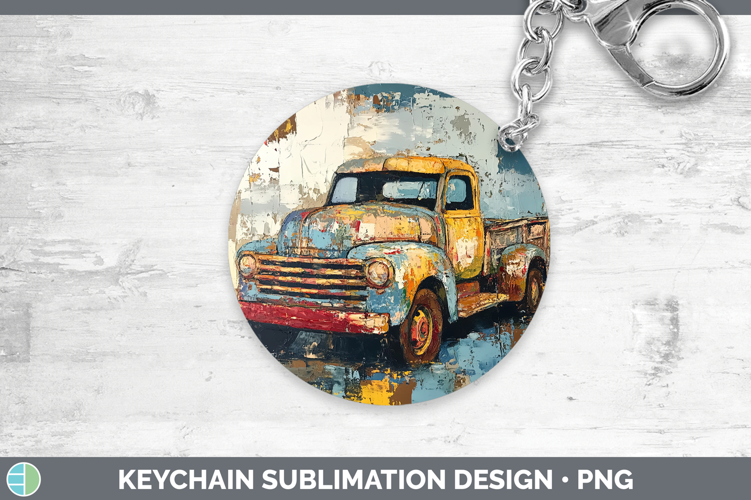 GorgeousBS02 Thick Paint Keychain design.