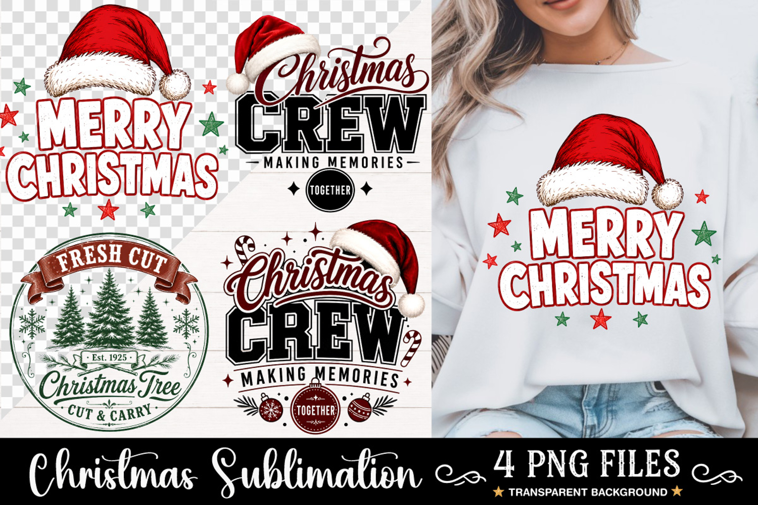 Christmas Crew PNG, Funny Christmas PNG, Merry Christmas PNG product image 1