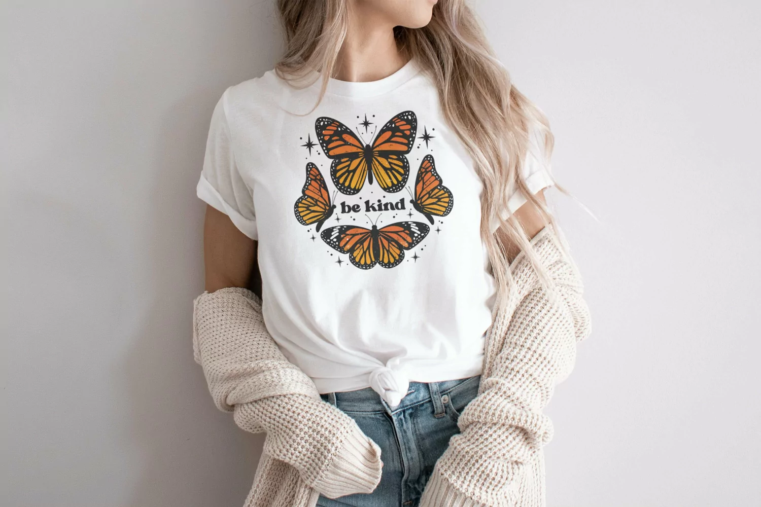 Butterfly Be kind PNG