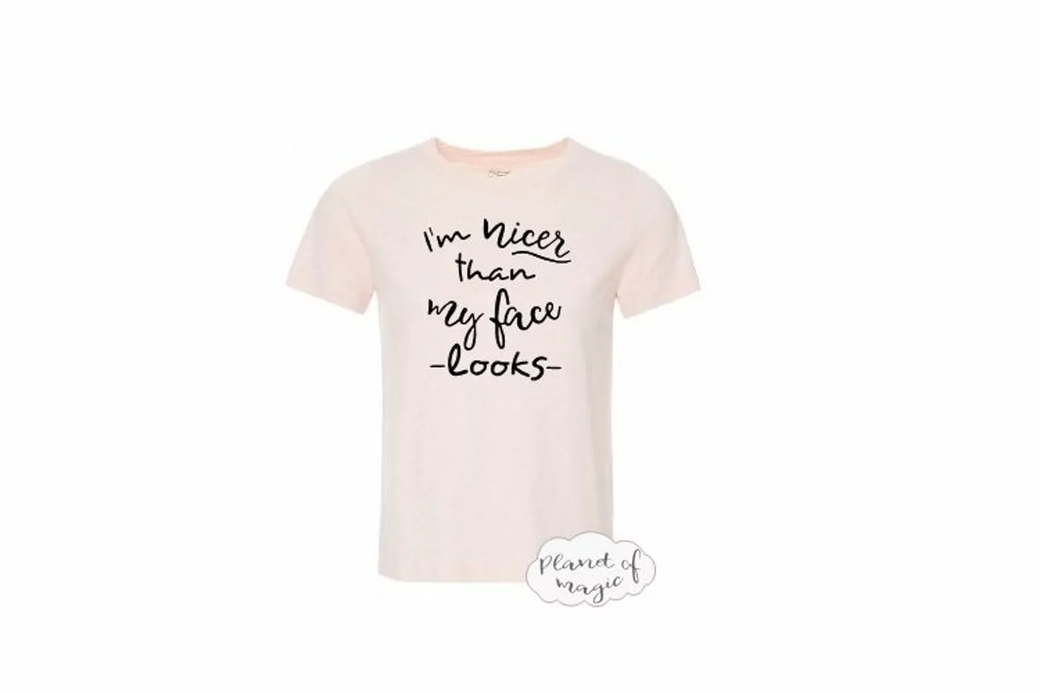 I'm Nicer Than My Face Looks Svg, Sarcastic Svg product image 1