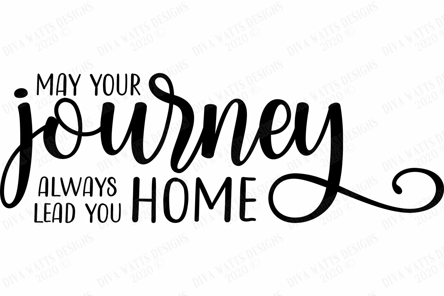 May Your Journey Always Lead You Home SVG DXF - Sign product image 1