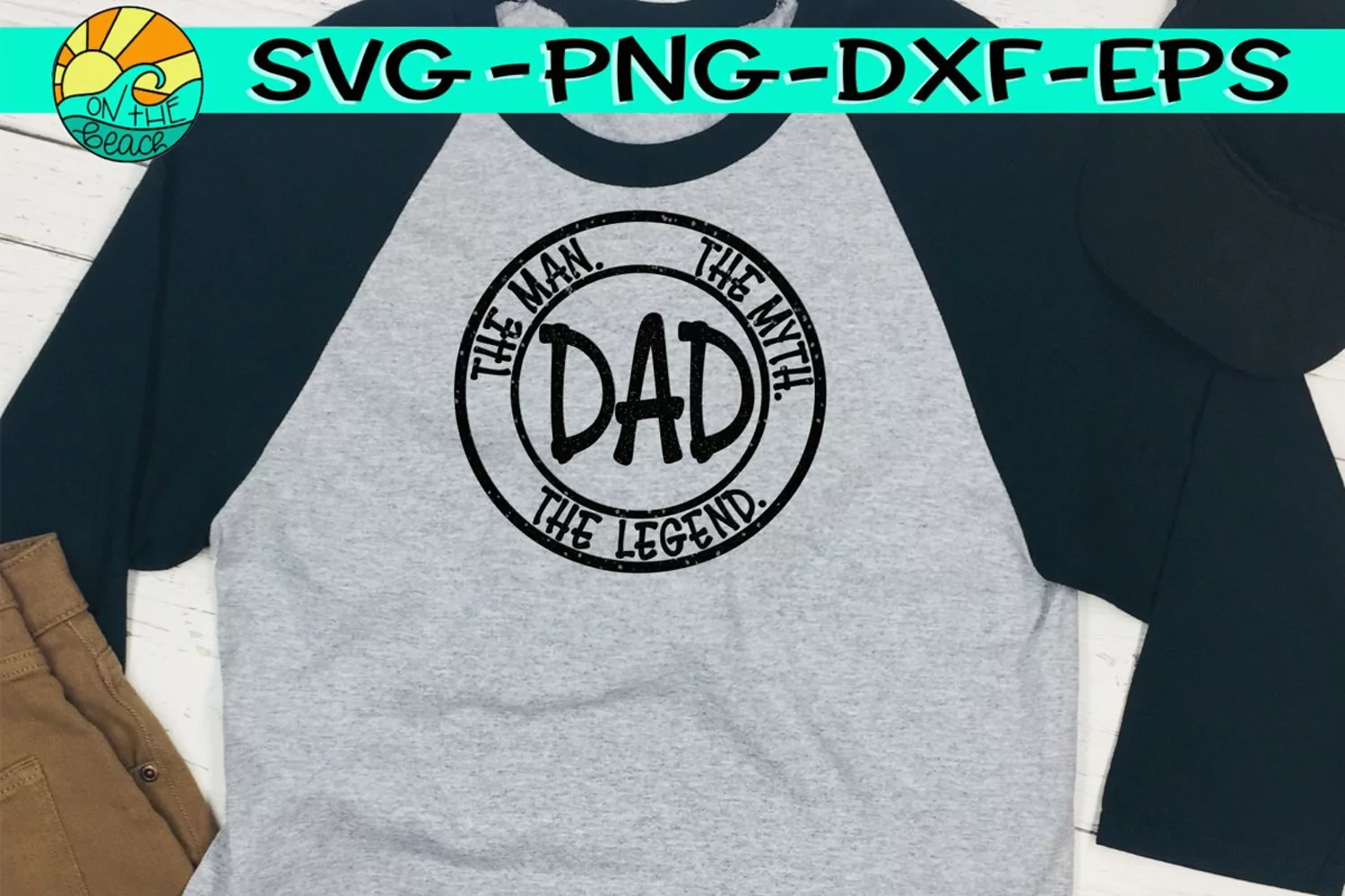 Dad SVG The Man The Myth The Legend SVG Cutting Sublimation product image 1