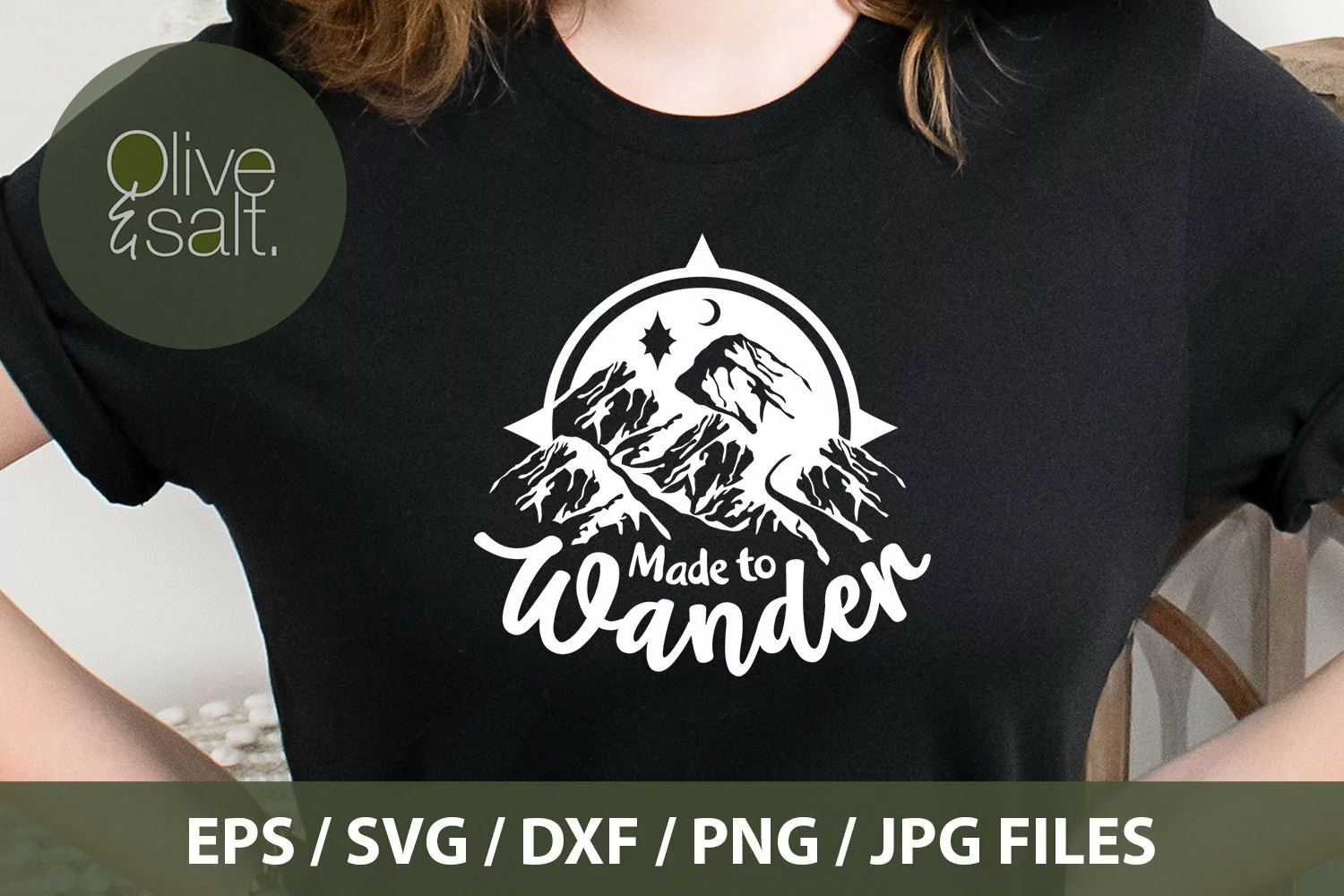 Made to wander svg, adventure svg, camping svg, hiking product image 1