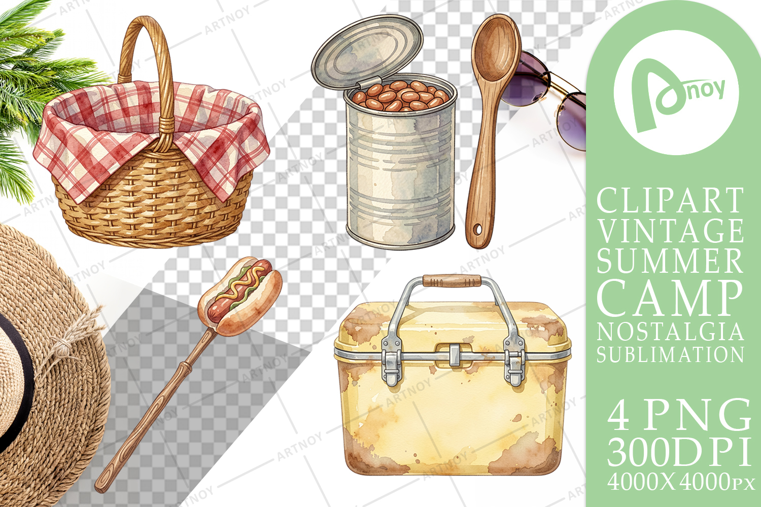 Campfire Cooking Nostalgia Sublimation product image 1