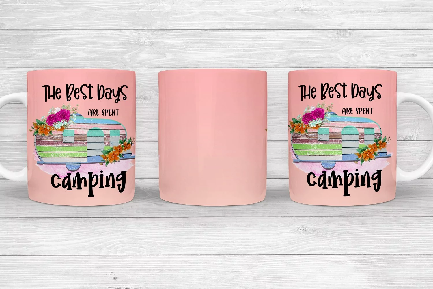 Camping Mug Sublimation I Camping Mug Wrap Template I Outdoor Mugs Sublimation