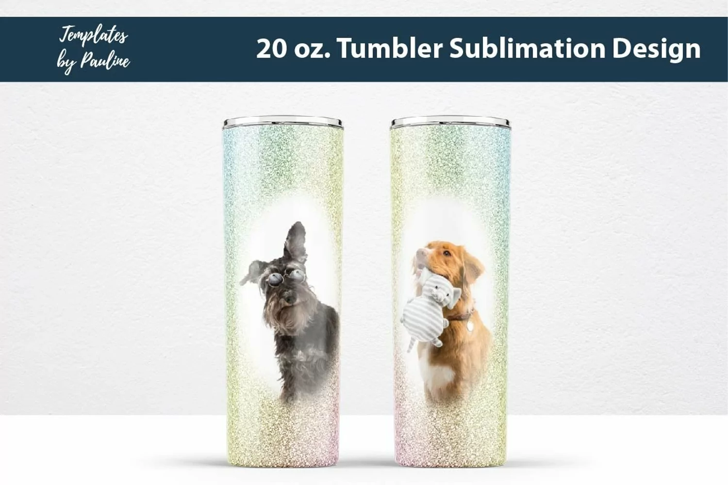 Candy Yellow Seamless Photo Tumbler Design