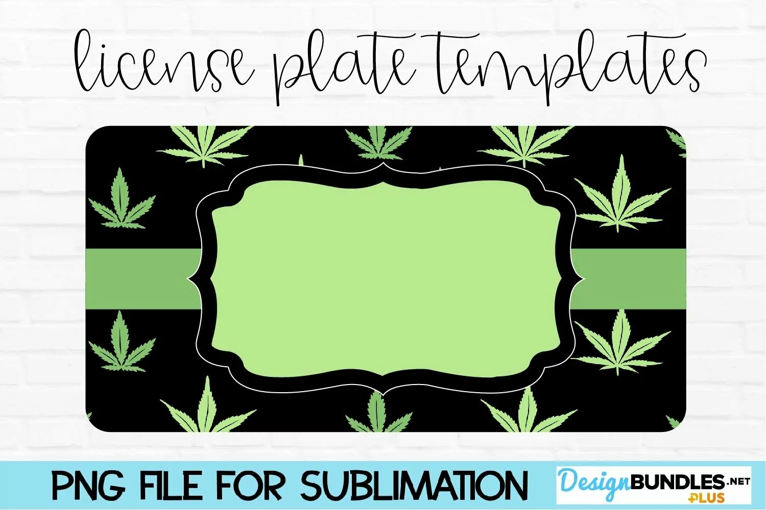 Cannabis Sublimation Tag
