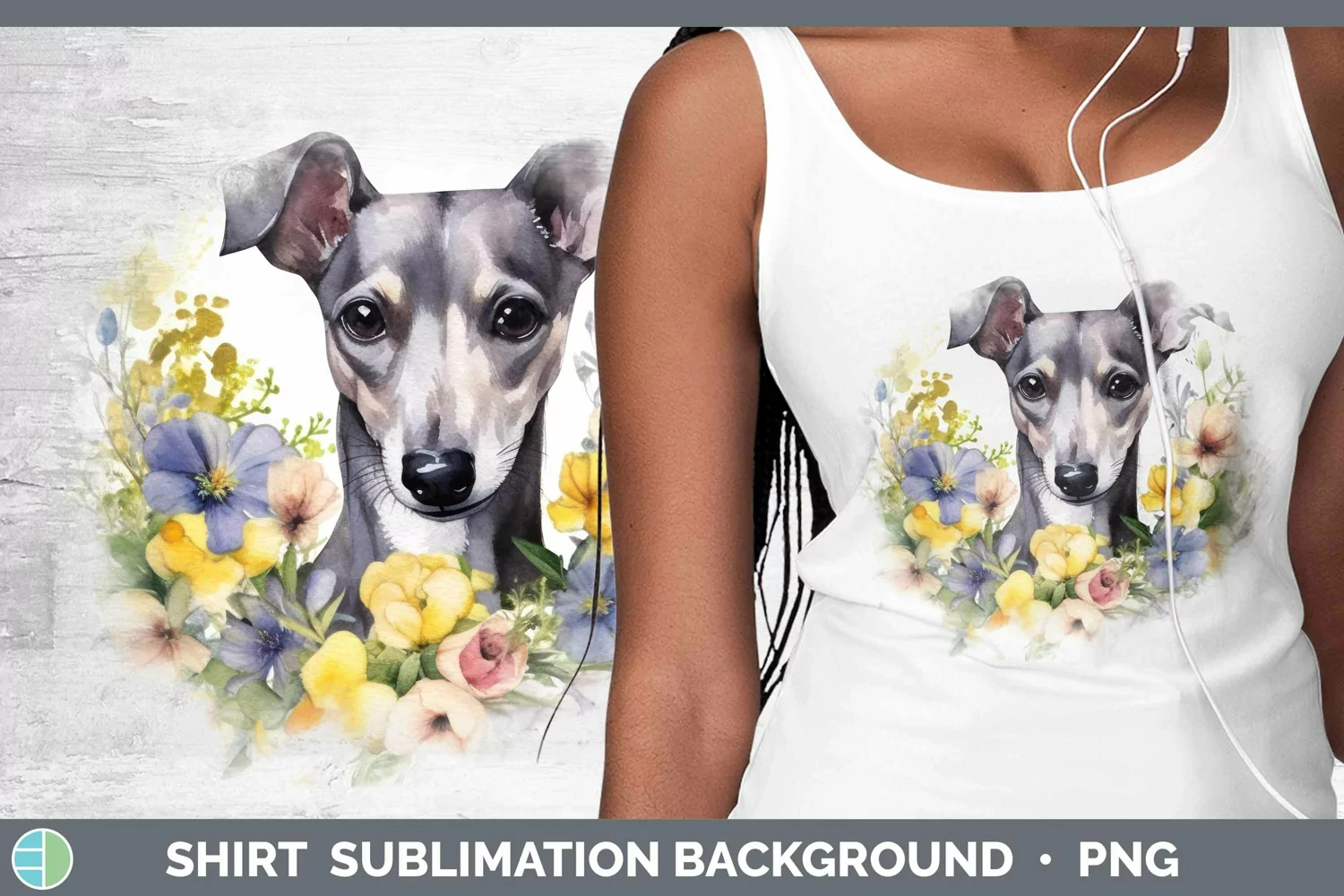 GorgeousCartoon Watercolor Shirt design.