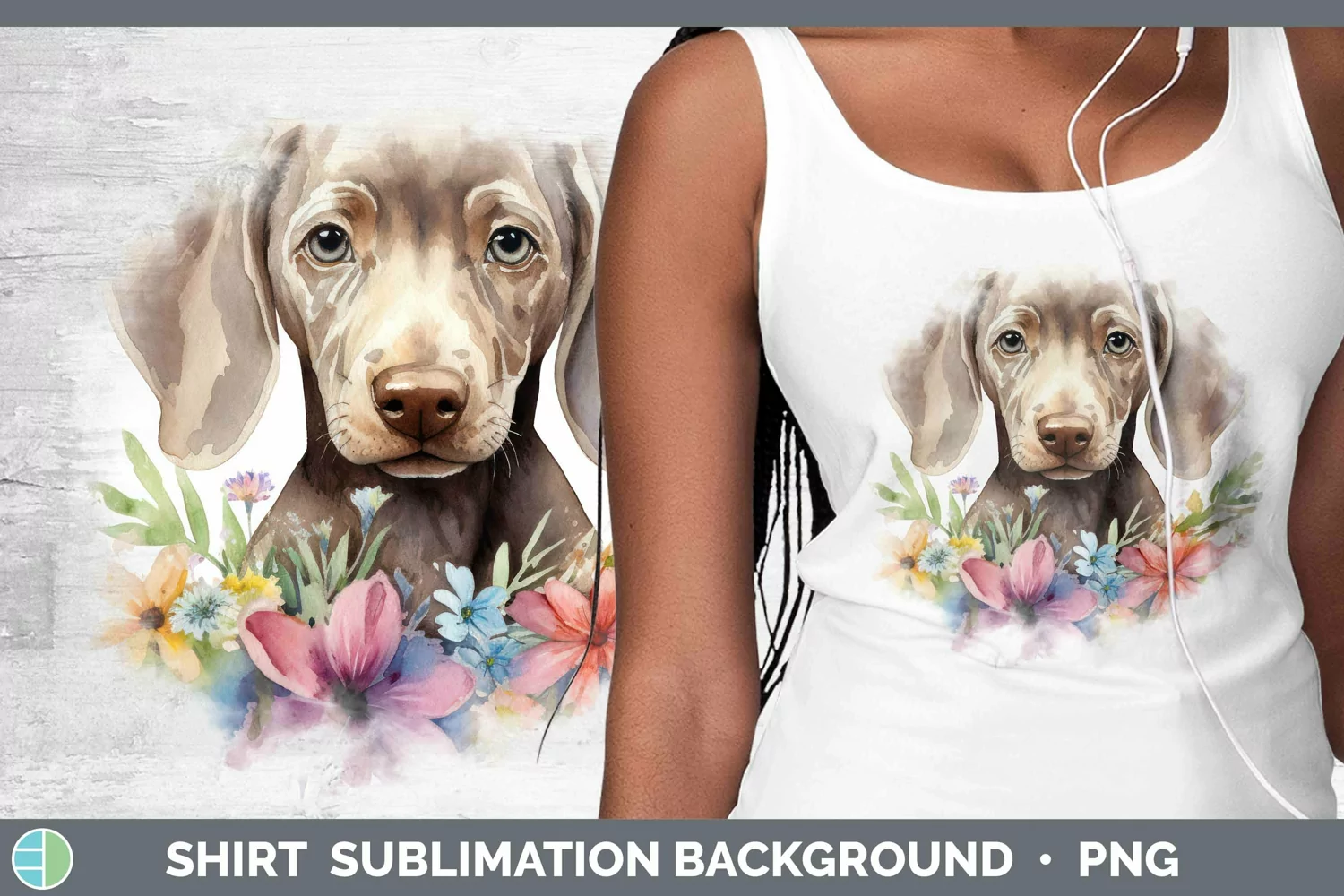 GorgeousCartoon Watercolor Shirt design.