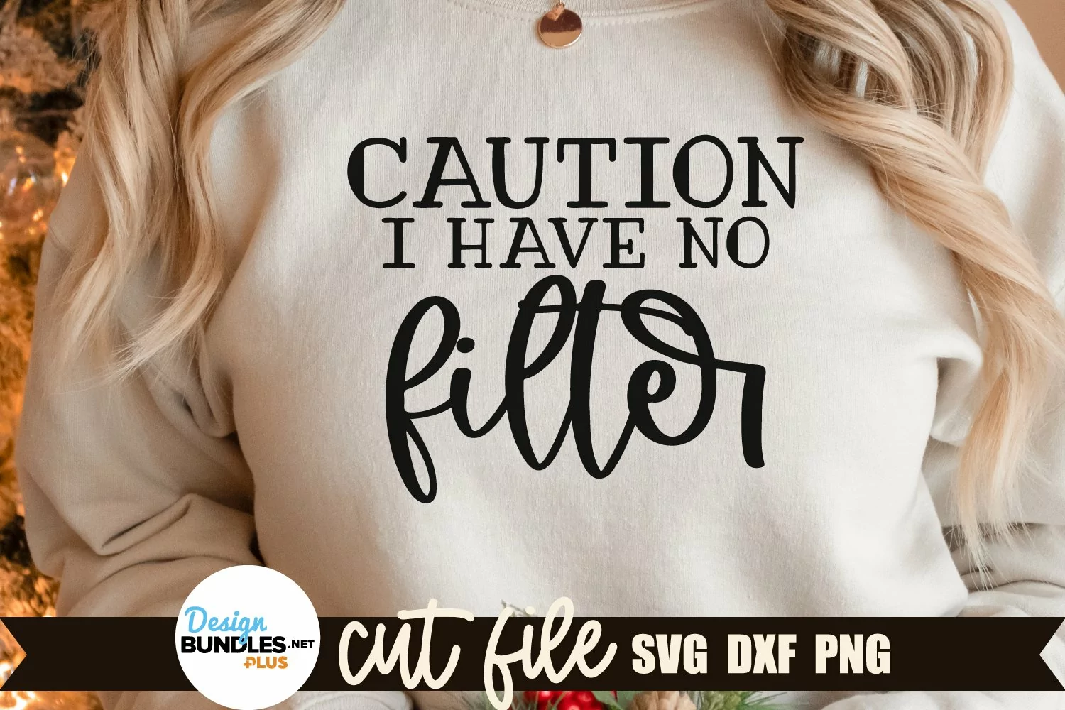 Funny quote svg shown on a white shirt
