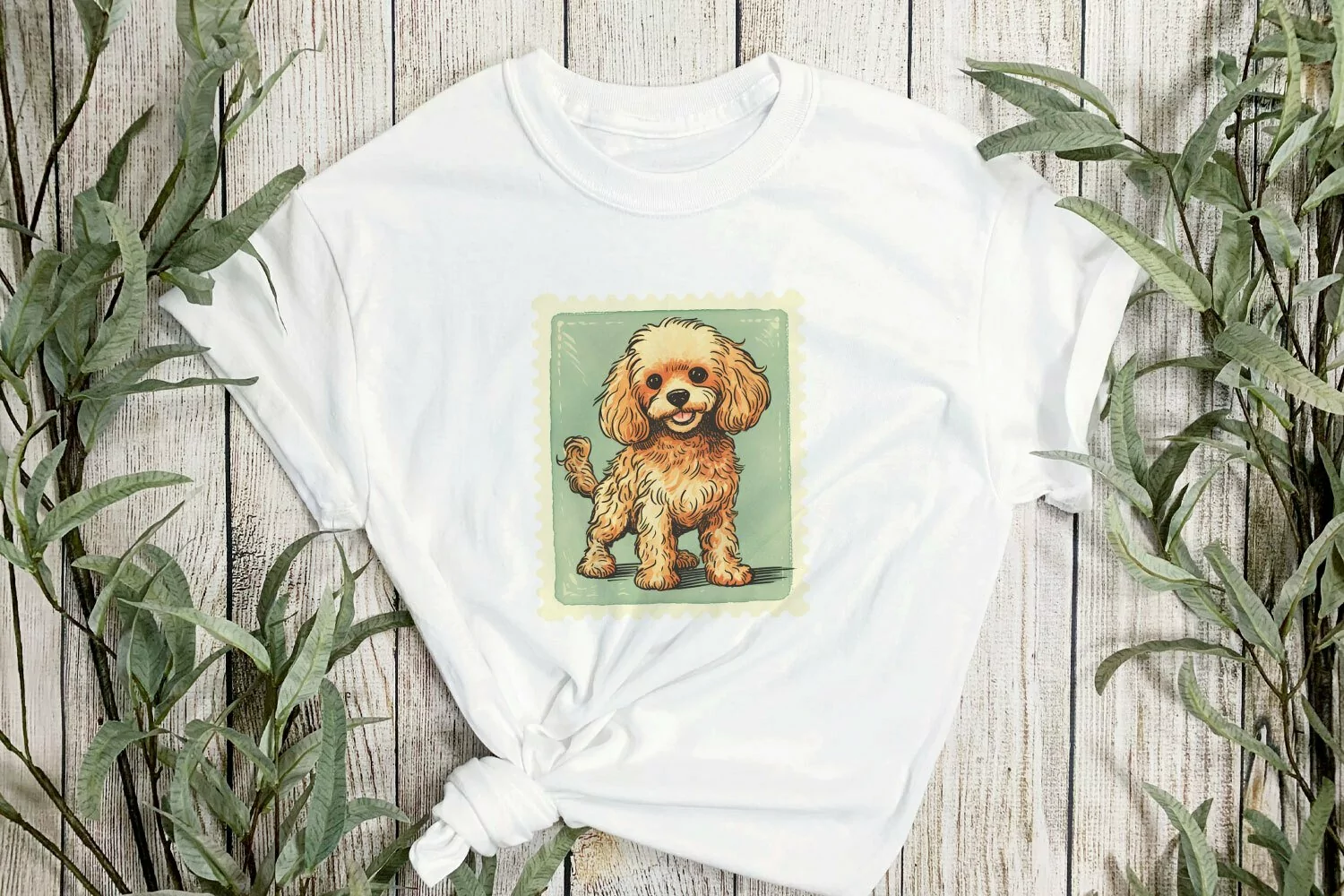 Dog Portrait Vintage Sublimation Clipart product image 1