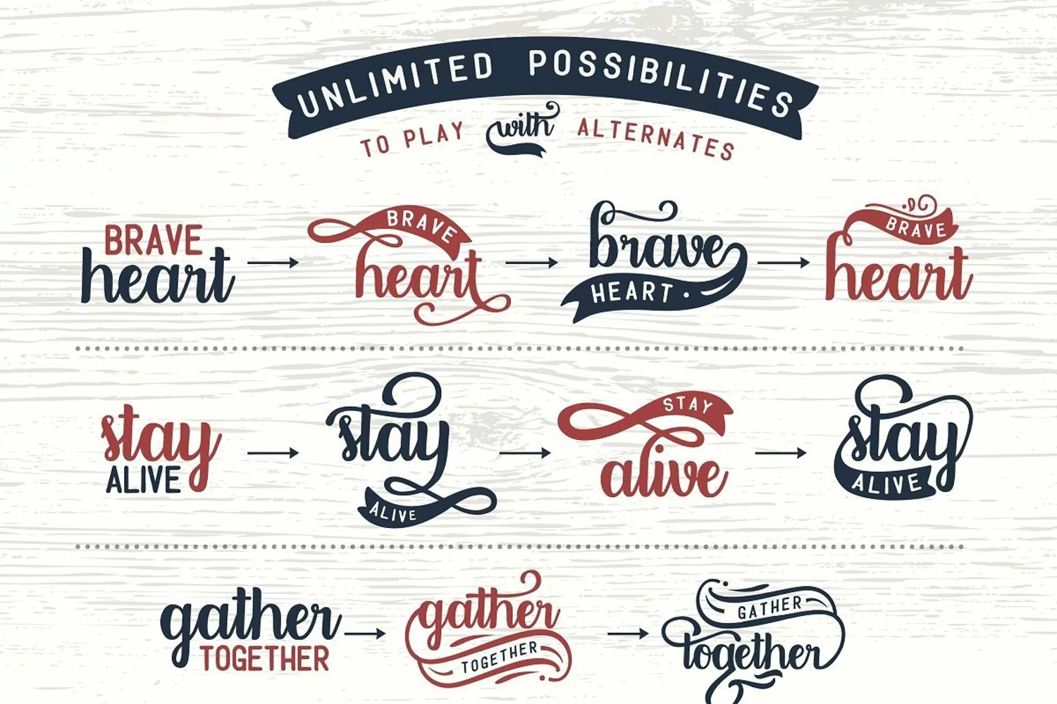 Rebetha Font DUO and extras product image 1