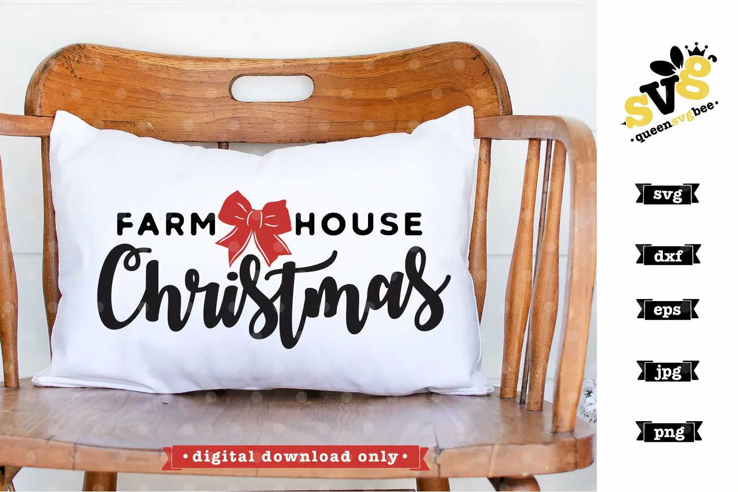 Farmhouse Christmas SVG design | Christmas SVG file product image 1