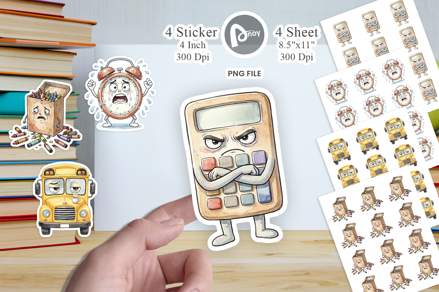 Chaotic Teacher Supply Sticker product image 1
