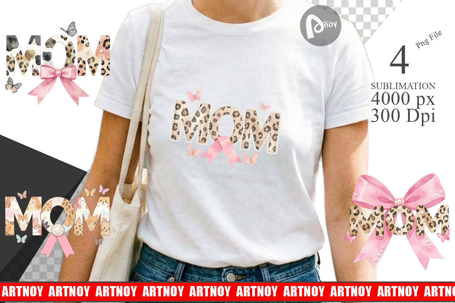 Chic Animal Print MOM Sublimation product image 1