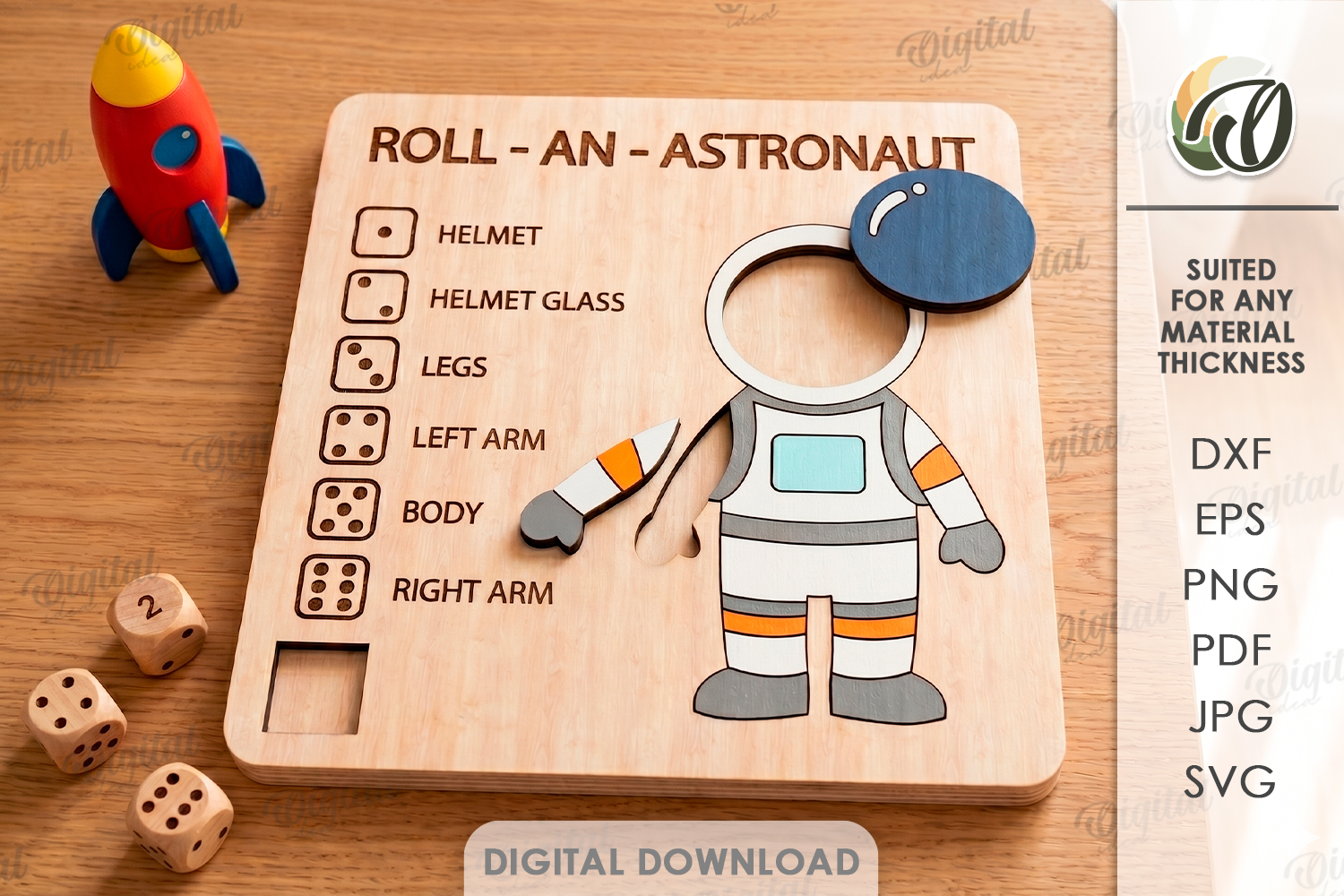 Kids Coloring Game Laser Cut. Educational Game SVG product image 1