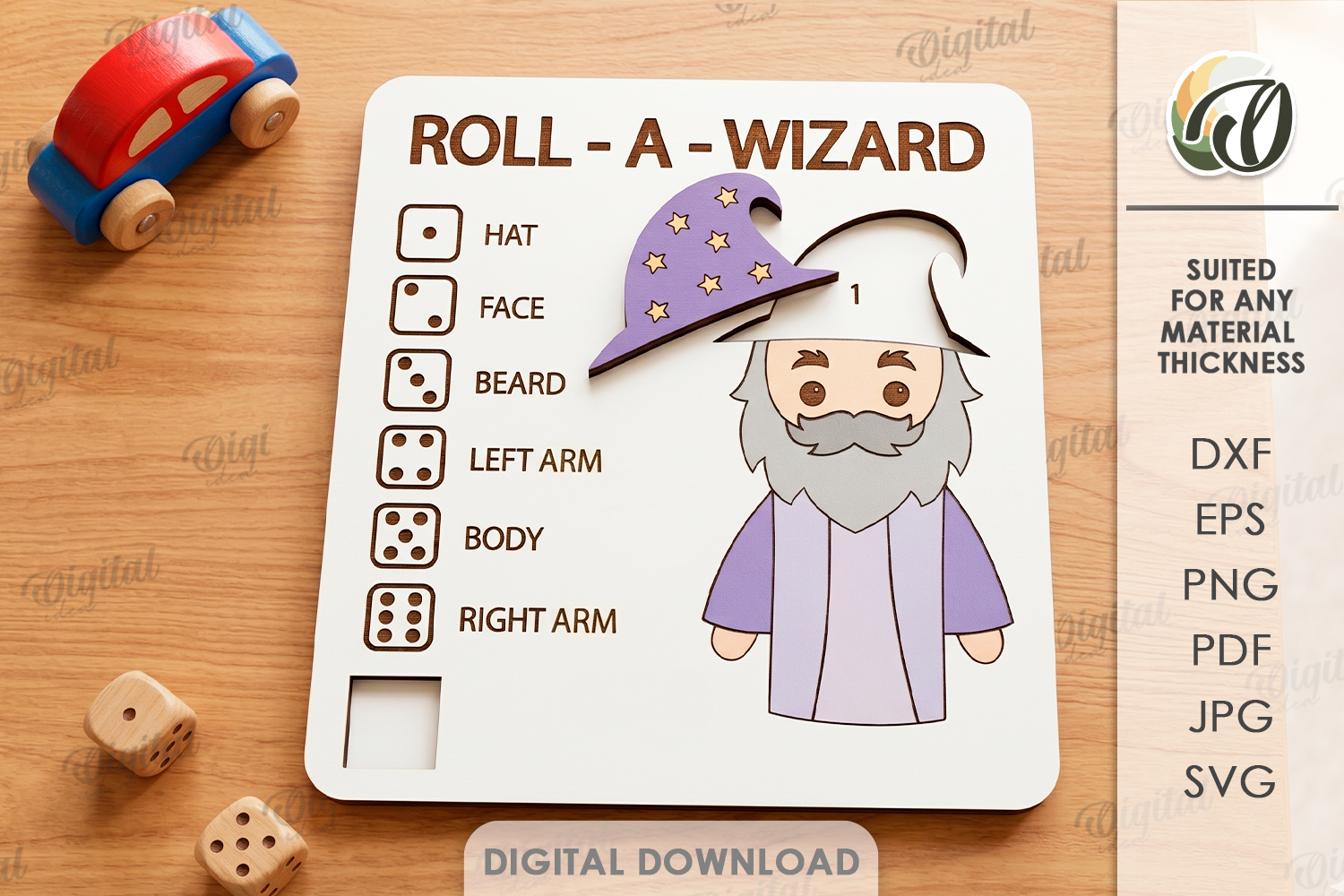 Kids Coloring Game Laser Cut. Educational Game SVG product image 1