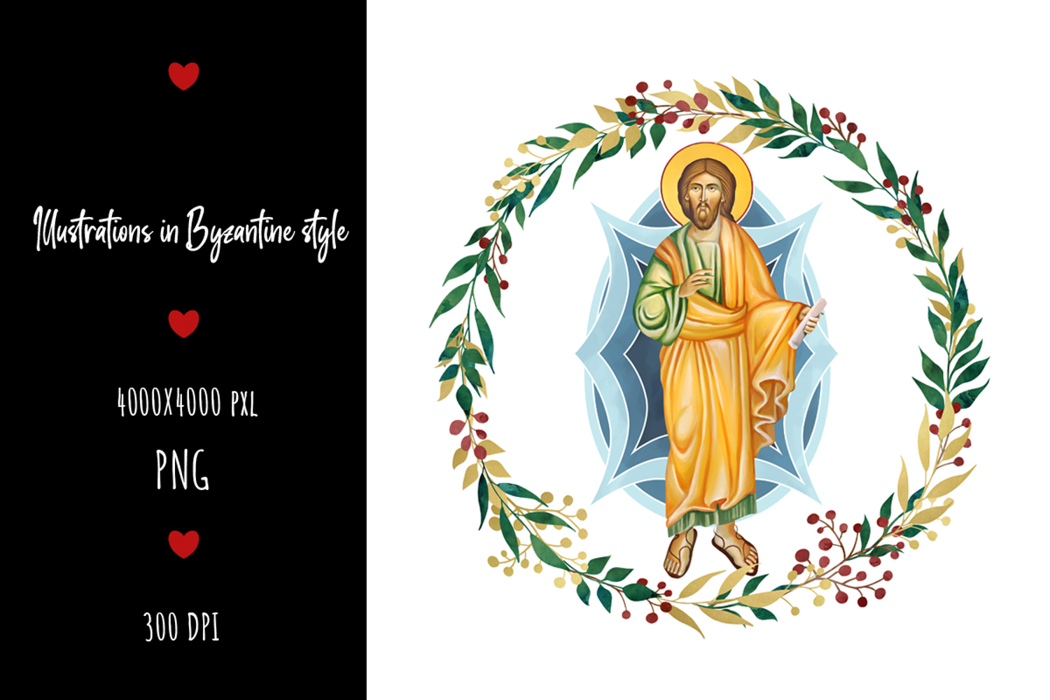 christening, vintage, religious, icon, communion, faith, sacrament, saviour, epiphany, christian, evangelical, orthodox, greek, art, saint, holy, king, baptism, confirmation, floral, religion, wreath, illustration, god, blessing, byzantine