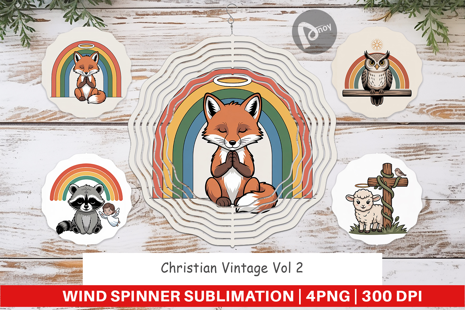 Wind Spinner Christian Vintage product image 1