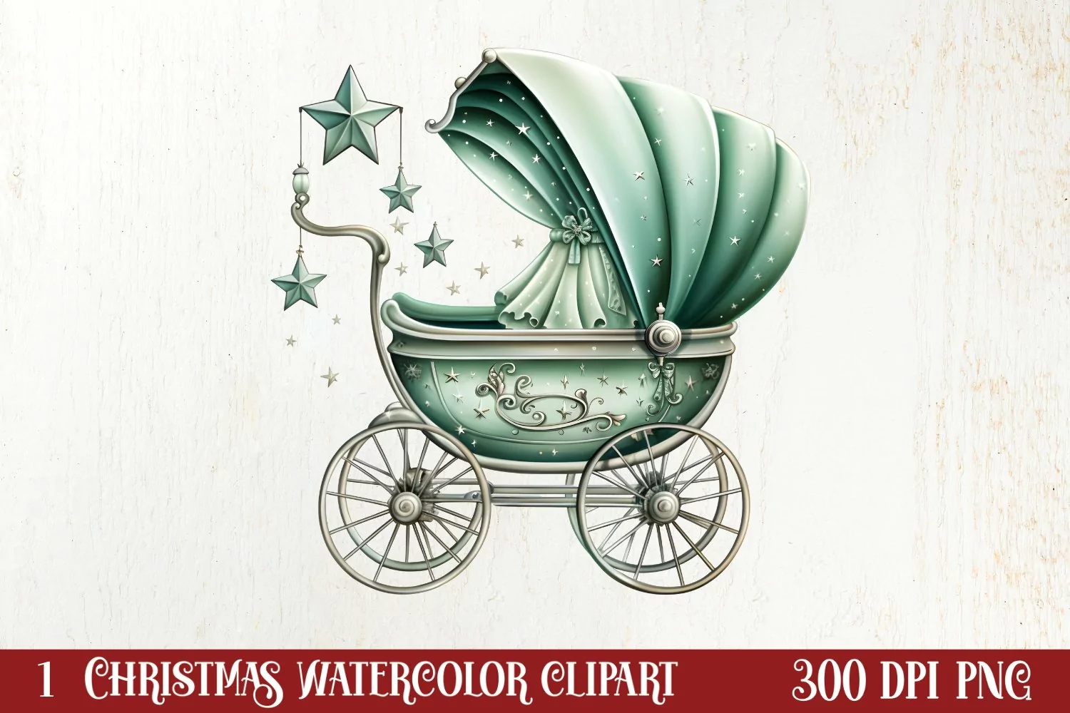 Festive Christmas Sewing Clipart , Christmas PNG product image 1
