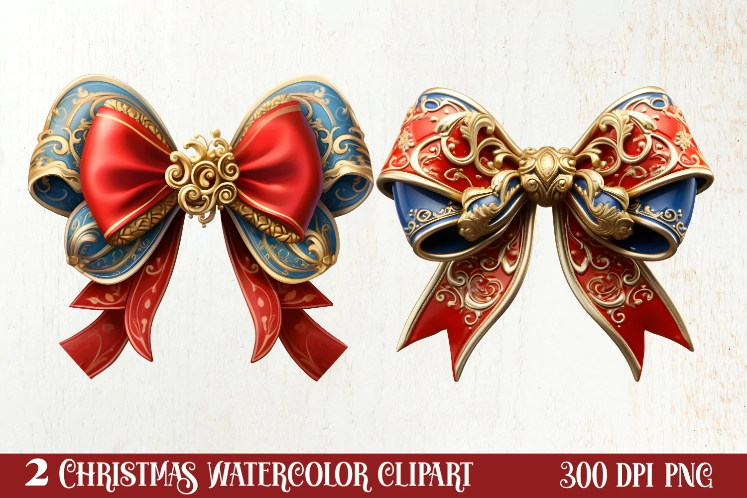Christmas Family Animals Clipart, Christmas Family product image 1