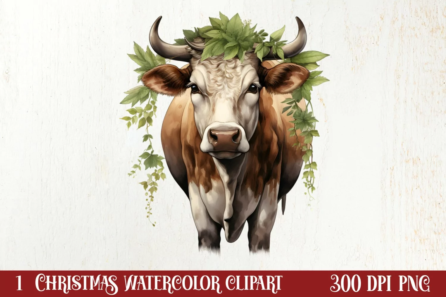 Western Christmas Cowboy Clipart Sublimation, Christmas PNG product image 1